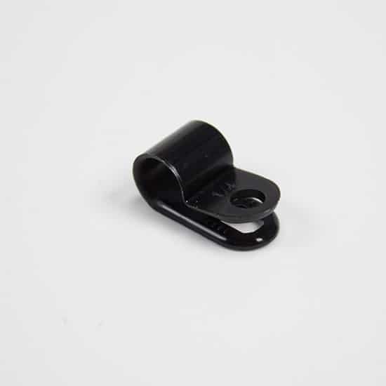 The Hillman Group 55005 5mm Nylon Cable Clips with Nail 50-Pack 