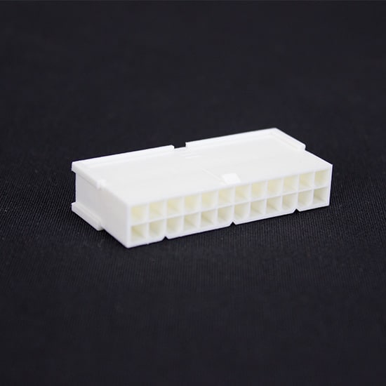 White 24pin Male Connector