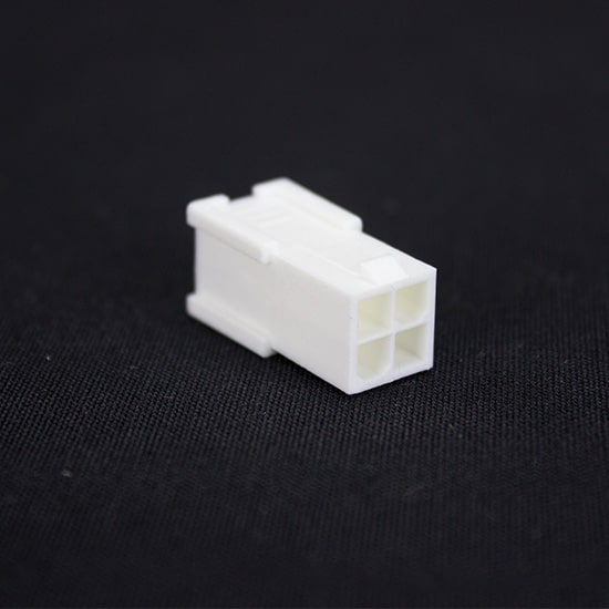 White 4pin EPS Male Connector