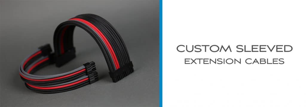 MAINFrame Customs PC Modification Cable Sleeving PC Water Cooling   Custom Sleeved Extension Cables 