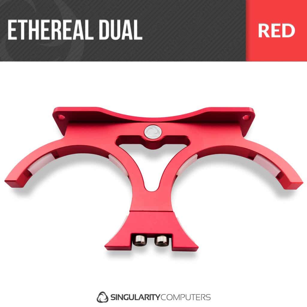 Singularity Computers Ethereal Dual V3 Reservoir Mount - Red