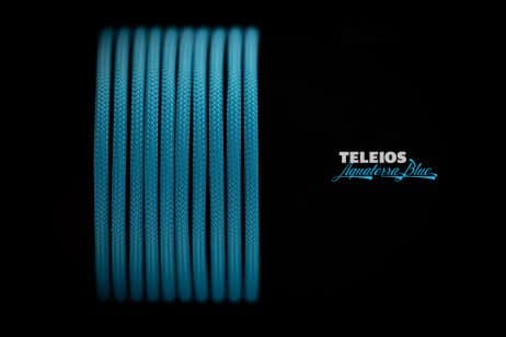 Teleios Cable Sleeving Aquaterra Blue
