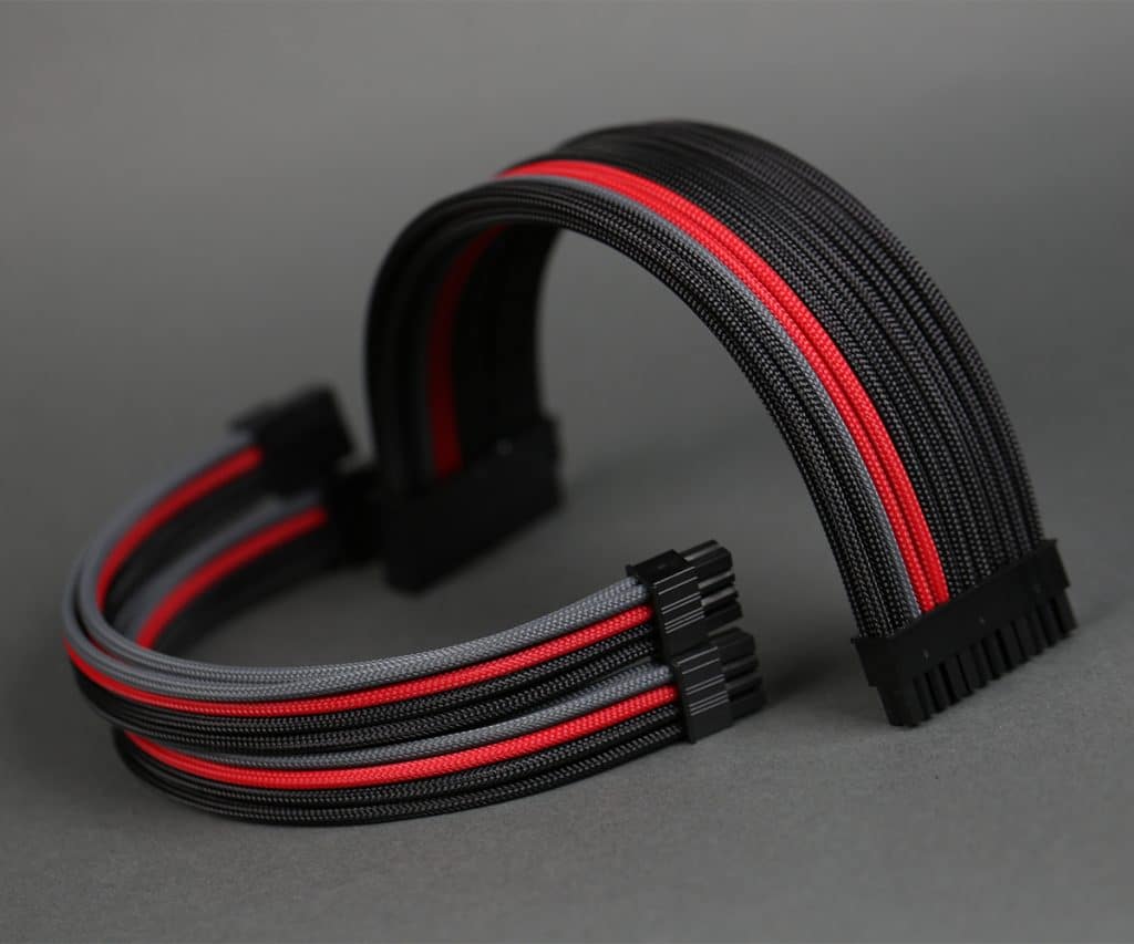 Провода для пк. Hyperpc Custom Cable Kit Black-Red-Grey. Оплетка кабелей hyperpc Custom Cable Kit. Оплетка проводов блока питания ПК. Кабеля для ПК В оплетке для блока питания.