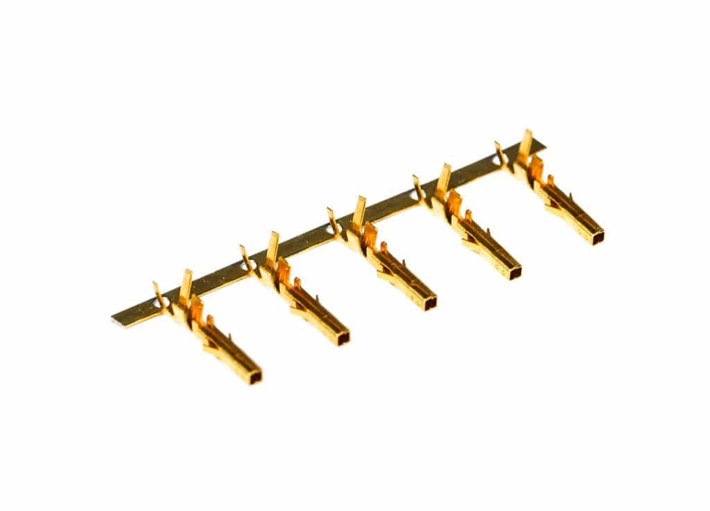 Gold Plated Female ATX Terminal 18AWG 16AWG