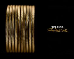 Teleios Black Gold Cable Sleeving