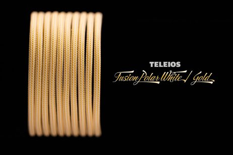 Teleios Fusion 2mm - Polar White/Gold 1ft