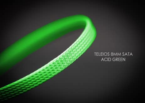 Teleios SATA - Acid Green 1ft