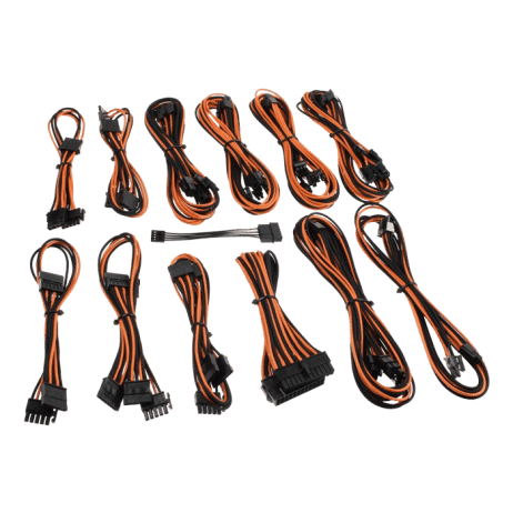 CableMod E-Series G2 / P2 Cable Kit - Black/Orange