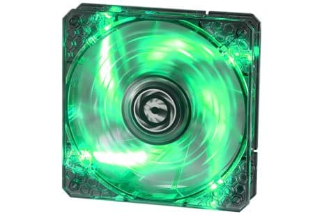 Spectre PRO LED 120mm, Green LEDs, 1200 RPM, 56.22 CFM, 18.9 dBA, Cooling Fan - Image 2