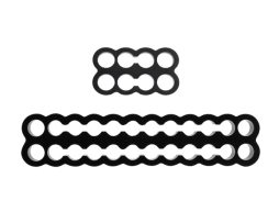 Acrylic Cable Comb - Black