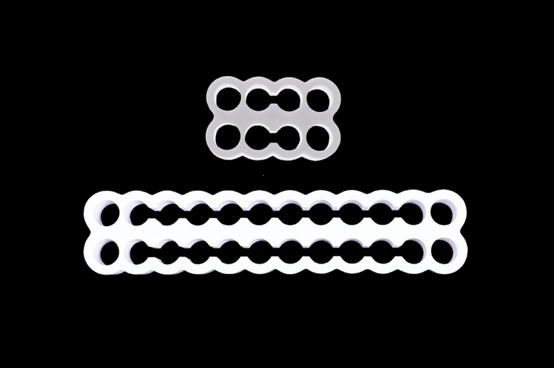 Acrylic Cable Combs - White