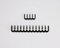 MAINFrame Customs Zinc Alloy Rake Cable Combs - Black