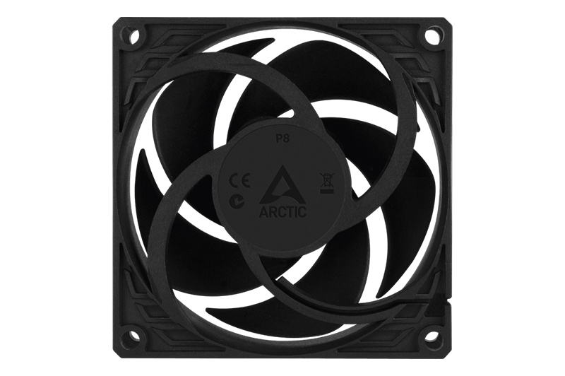 ARCTIC P8 80mm, 3000 RPM, 23.4 CFM, 22.5 dBA, Cooling Fan - Image 3
