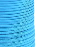 Coreless Paracord - Neon Turquoise 1ft