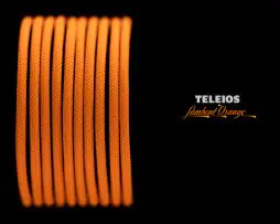 Teleios Fusion 4mm - Lambent Orange 25ft