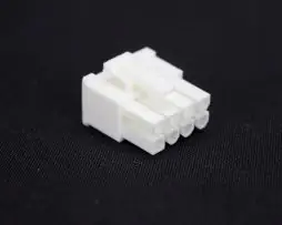 White 6+2pin PCI-E Female Connector