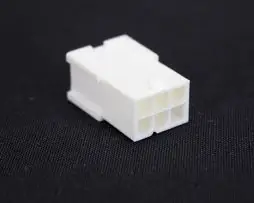 6pin PCI-E Male Connector - White
