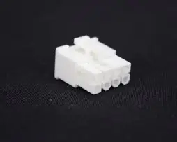 White 8pin PCI-E Female Connector