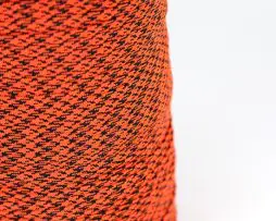 Coreless Paracord - Neon Orange Camo 1ft