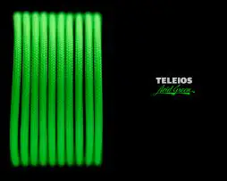 Teleios Fusion 4mm - Acid Green 25ft