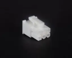 6pin AUX Female Connector - White