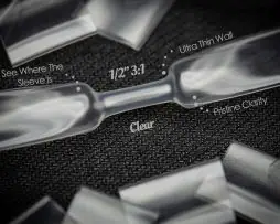 1/2" 3:1 Clear Cable Sleeving Heatshrink