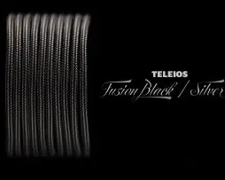 Teleios Fusion 4mm - Black/Silver 25ft
