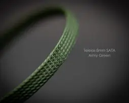 Teleios SATA - Army Green (1ft)