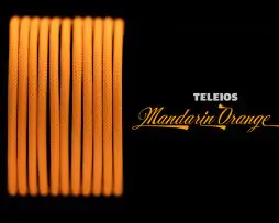 Teleios 2mm - Mandarin Orange 1ft