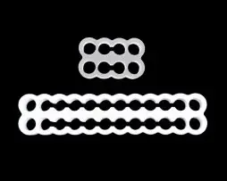 Acrylic Cable Combs - White