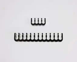 MAINFrame Customs Zinc Alloy Rake Cable Combs - Black