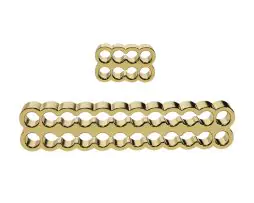 Zinc Alloy Cable Comb Gold